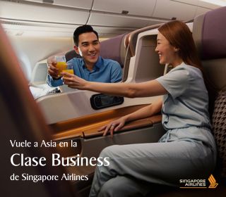 Banner Singapore Airlines Clase Business